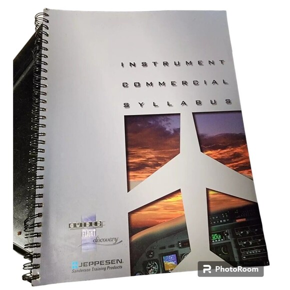 Jeppesen Instrument/Commercial Syllabus Aviation Spiral 2000 - Picture 1 of 7